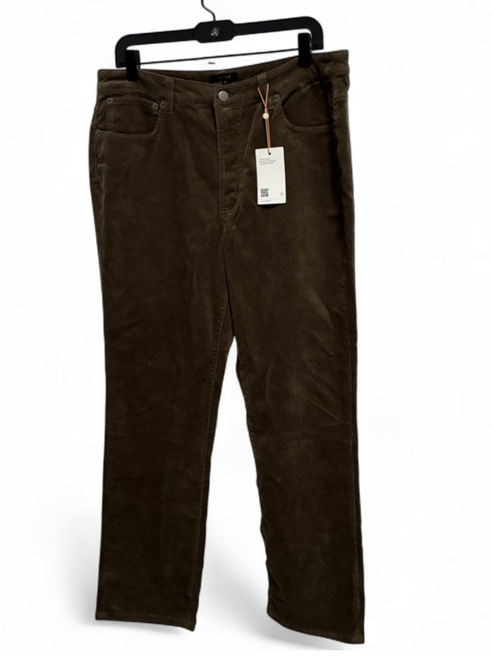 NWT Quince Green Straight Corduroy Jeans